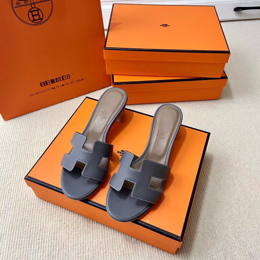 에르메스 올수공 오아시스 슬리퍼 샌들 스위프트 39